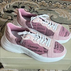 NWT John Galliano Suede & Fabric Sneakers